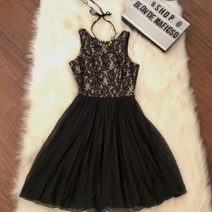 Black Lace cocktail dress